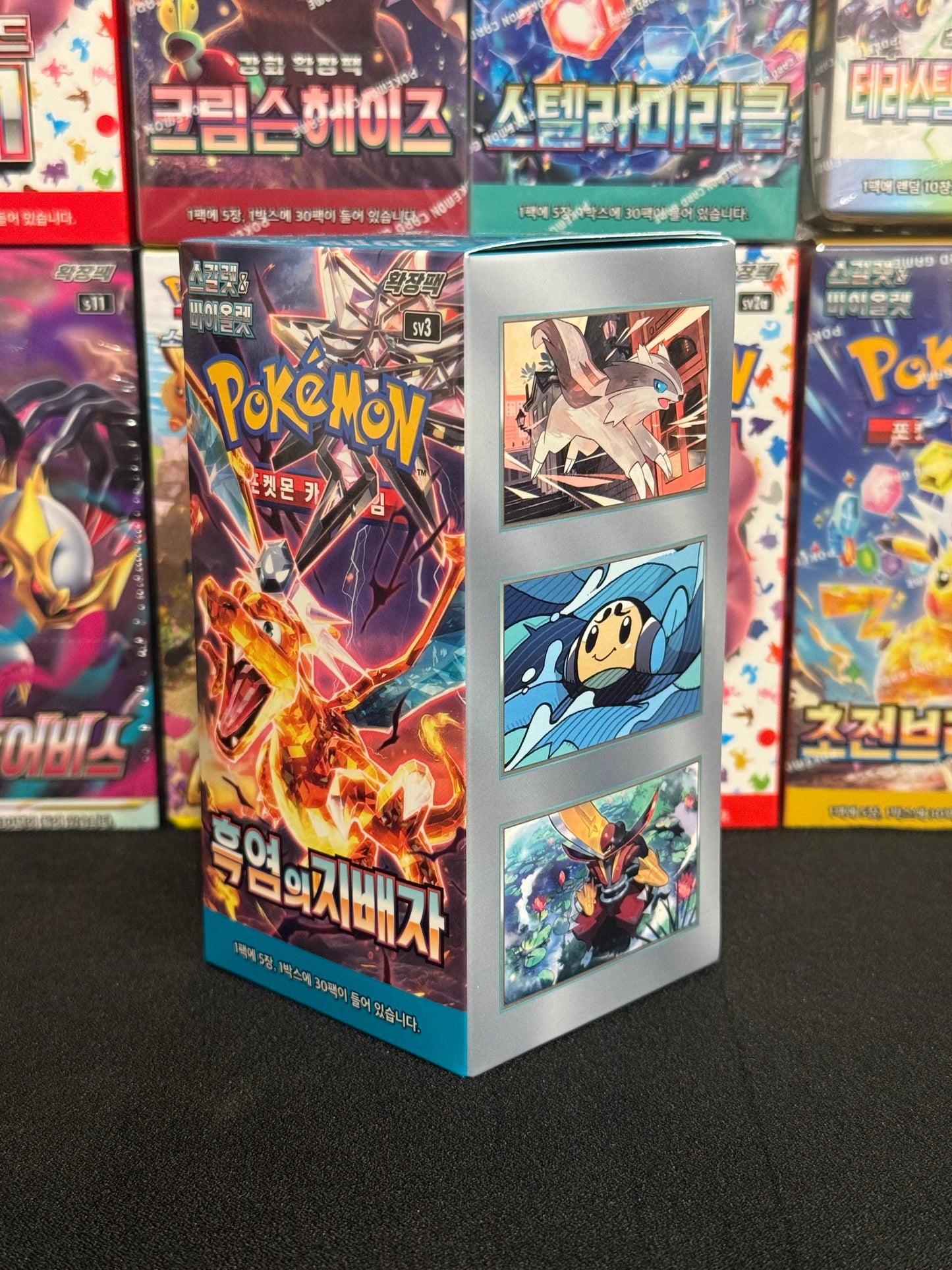 KOREAN Pokemon Ruler Of The Black Flame Booster Box (sv3)