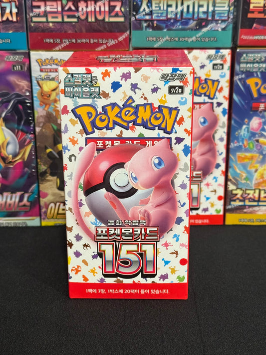 KOREAN Pokemon 151 Booster Box (sv2a)